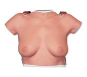 Modèle de buste de palpation mammaire avec valise