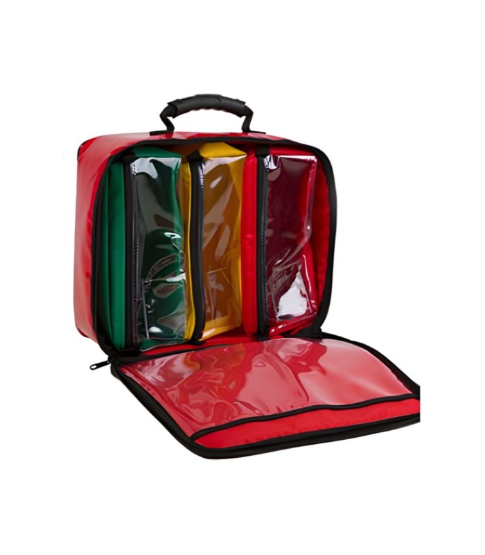 Erste-Hilfe-Tasche 12 Liter mit 3 transparenten Taschen 34643 | MMF.fr