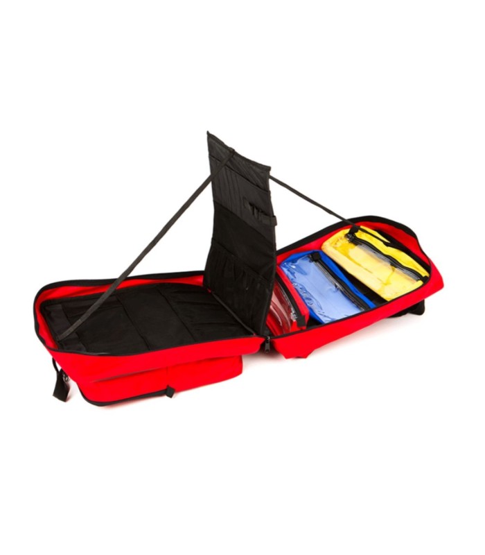 Bolsa de primeros auxilios para traumatología 34 litros con 3 kits y solapa 34068 | MMF.fr