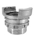 Semiacoplamiento DSP y AR con casquillo roscado macho PN25 aluminio | bloqueo MMF.fr