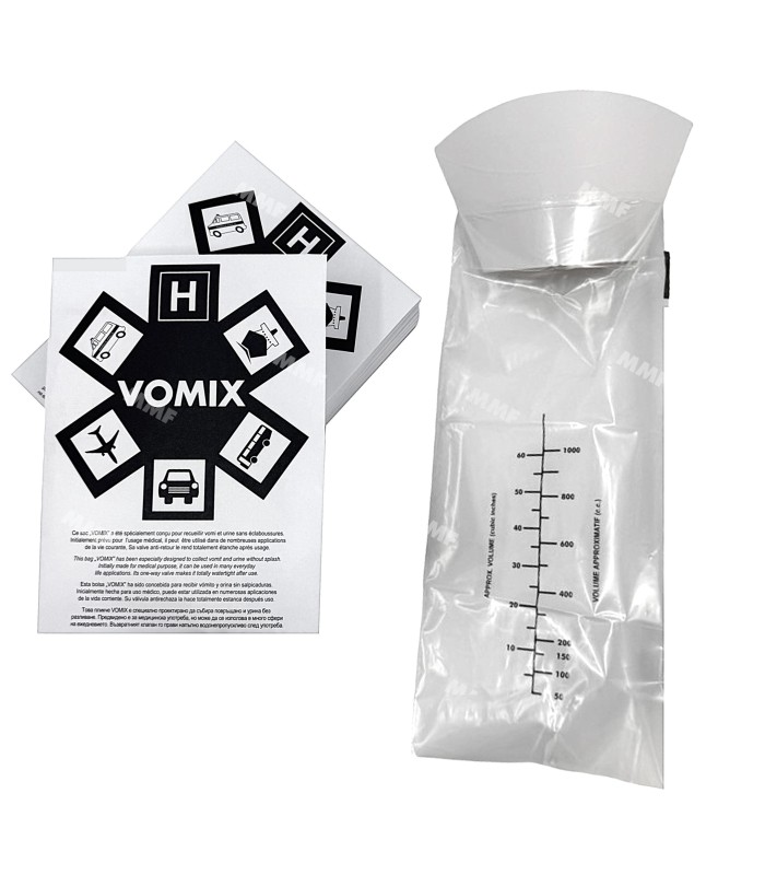 Sac vomitoire Vomix paquet de 25 unités 23379 | MMF.fr