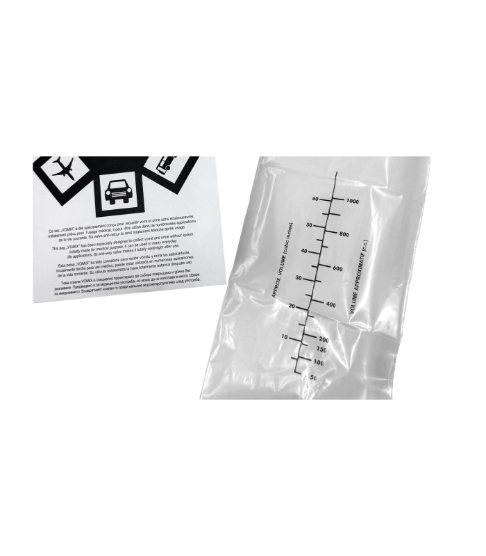 Vomix vomitory bag, pack of 25 units 23379 | MMF.fr