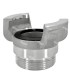 Half DSP and AR connection without lock male aluminium threaded sleeve | MMF.fr