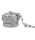 Bouchon DSP et AR avec verrou et chainette PN16 aluminium  | MMF.fr