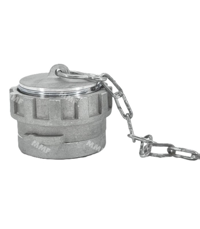 Bouchon DSP et AR avec verrou et chainette PN16 aluminium  | MMF.fr
