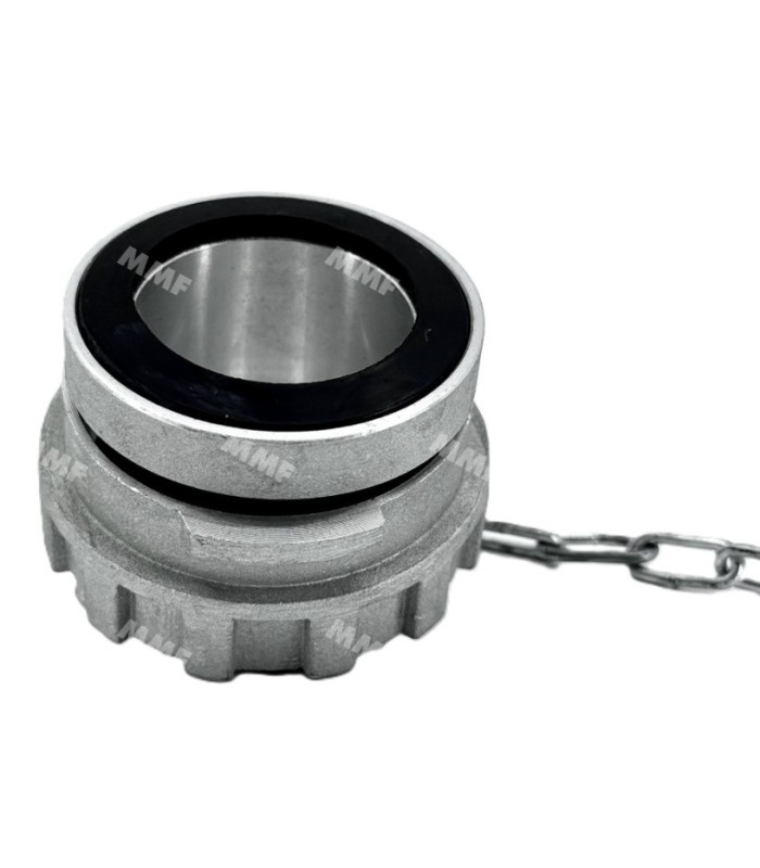 Bouchon DSP et AR avec verrou et chainette PN16 aluminium  | MMF.fr