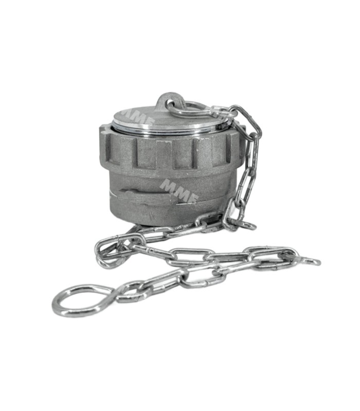 Bouchon DSP et AR avec verrou et chainette PN16 aluminium  | MMF.fr