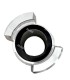 Half coupling DSP and AR grooved bushing for 3-piece clamps PN25 aluminium | MMF.fr