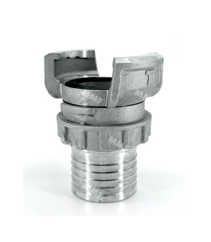 Demi raccord DSP et AR douille annelée PN25 aluminium  | MMF.fr