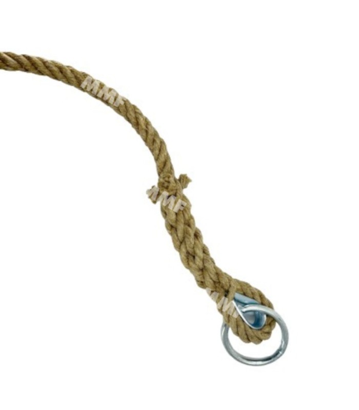 Hemp rope 20 mm length 20 m with snap hooks 20261 | MMF.fr