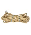 20 mm hemp rope 20 m long with snap hooks