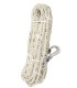 Cordage nylon 18 mm longueur 20 m avec mousqueton 20263 | MMF.fr