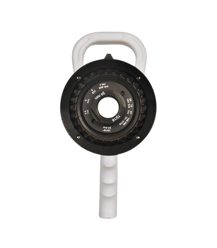 AKRON® Vista frontal de la manguera contra incendios UltraJet 1820 (sin conexión).