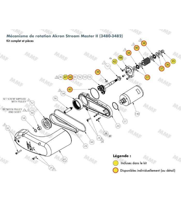 MMF-39089-StreamMaster-Akron-Ersatzteile-kit-rotation (technische Explosionszeichnung)