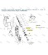 Elevating mechanism for Stream Master II gun (3480-3482 with handwheel) - technical exploded view.