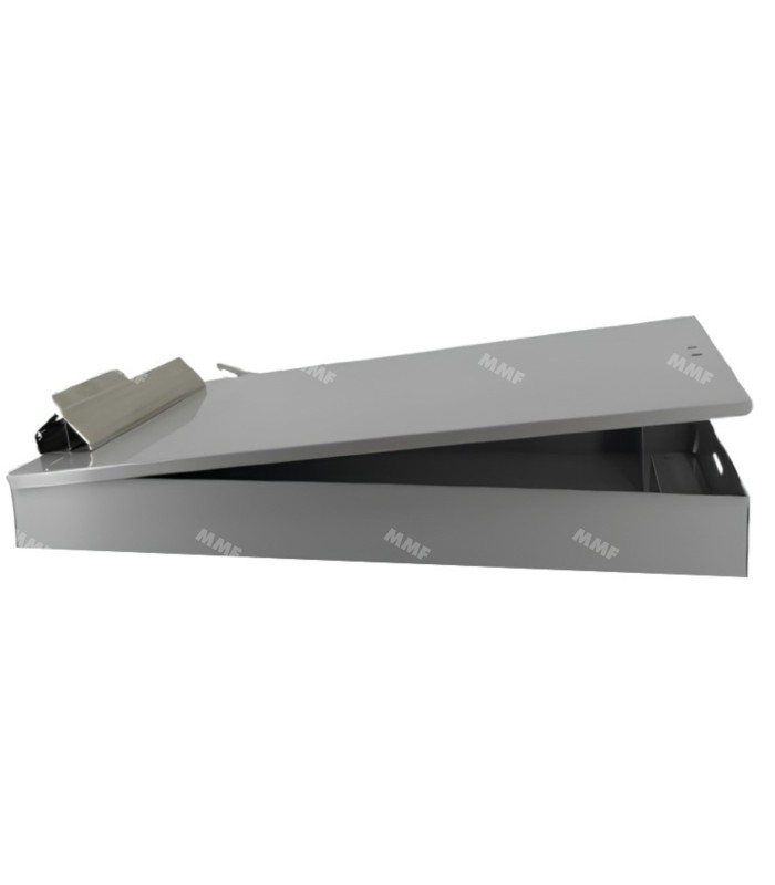 Porte papier à simple tiroir gris anodisé 34.5 X 22.3 CM 30093 | MMF.fr