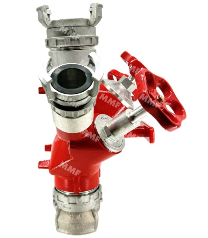 Fire division with three aluminum valves MMF.fr