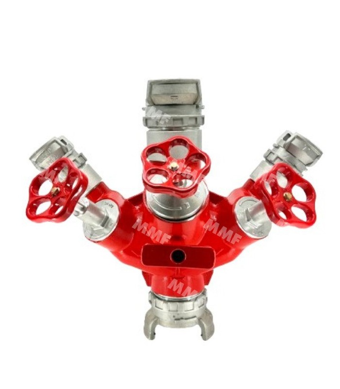Fire division with three aluminum valves MMF.fr