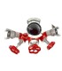 Fire division with three aluminum valves MMF.fr