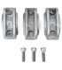 Collier de serrage PIL 3 pièces aluminium  | MMF.fr