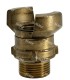 Half coupling with lock male threaded sleeve copper alloys | MMF.fr