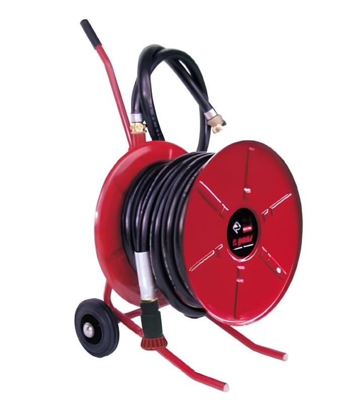 fire hose reel hose reel on cart with fire hose 33790 | MMF.fr