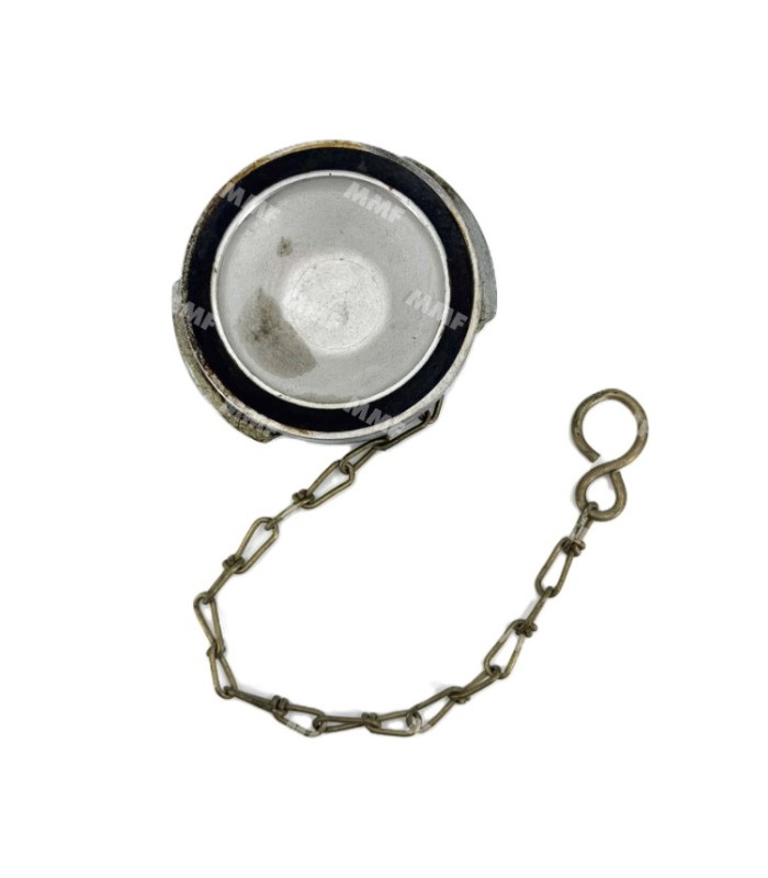 Bouchon plat irrigation cadenassable avec chainette aluminium  | MMF.fr