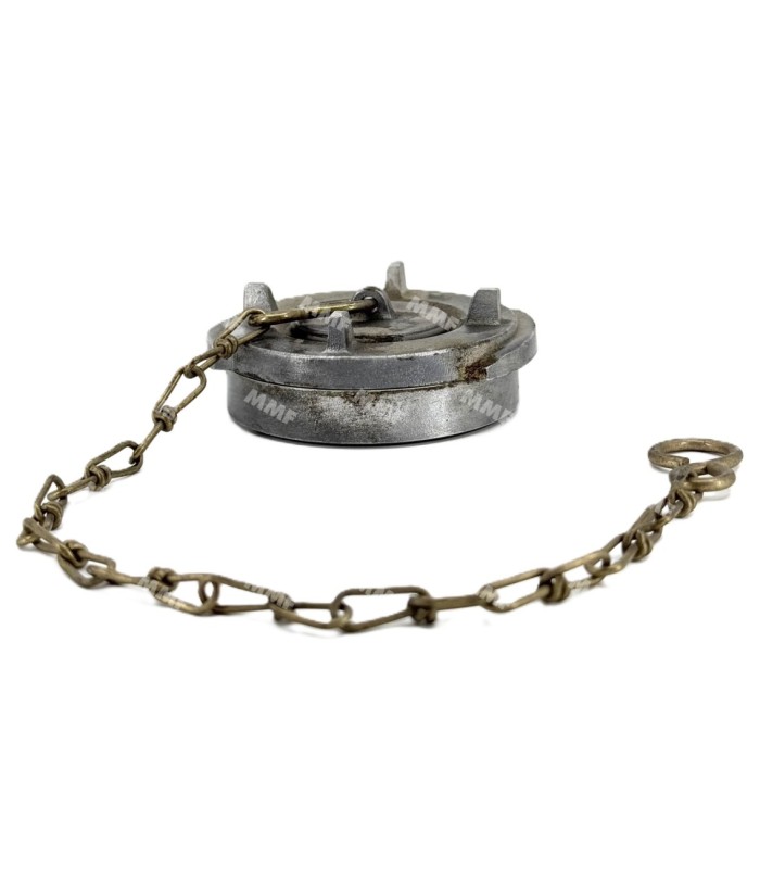 Bouchon plat irrigation cadenassable avec chainette aluminium  | MMF.fr