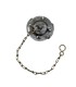 Bouchon plat irrigation cadenassable avec chainette aluminium  | MMF.fr