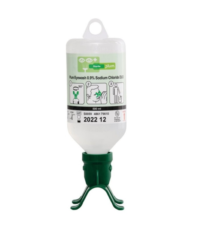 Flacon duo 500 ml solution saline PLUM 4861 39267 | MMF.fr