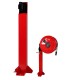 Fire hydrant support pole fire hose reel | MMF.fr
