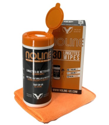 Kit Noline 30 wipes + 1 microfiber pro | MMF.fr