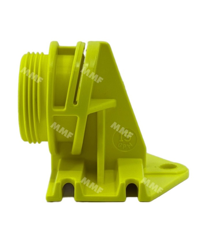 Wasserschleier Pfauenschwanz von 56 bis 190L/min DN40 1''1/2 BSP Außengewinde 34988 || Wasserschleier MMF.fr