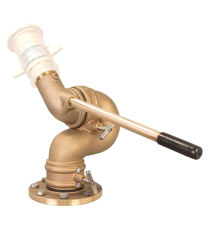 Feuerlöschwasserwerfer AKRON Omega XP 3528 (mit verwischtem Kopf).