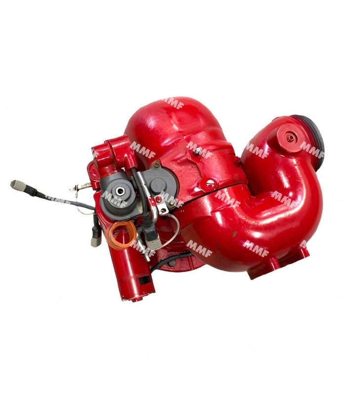 Firefighting monitor AKRON® StreamMaster 3578 refurbished MMF (folded, from above)