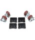 Roulettes pour valise étanche Peli™ 0500 - 0550 33813 | MMF.fr