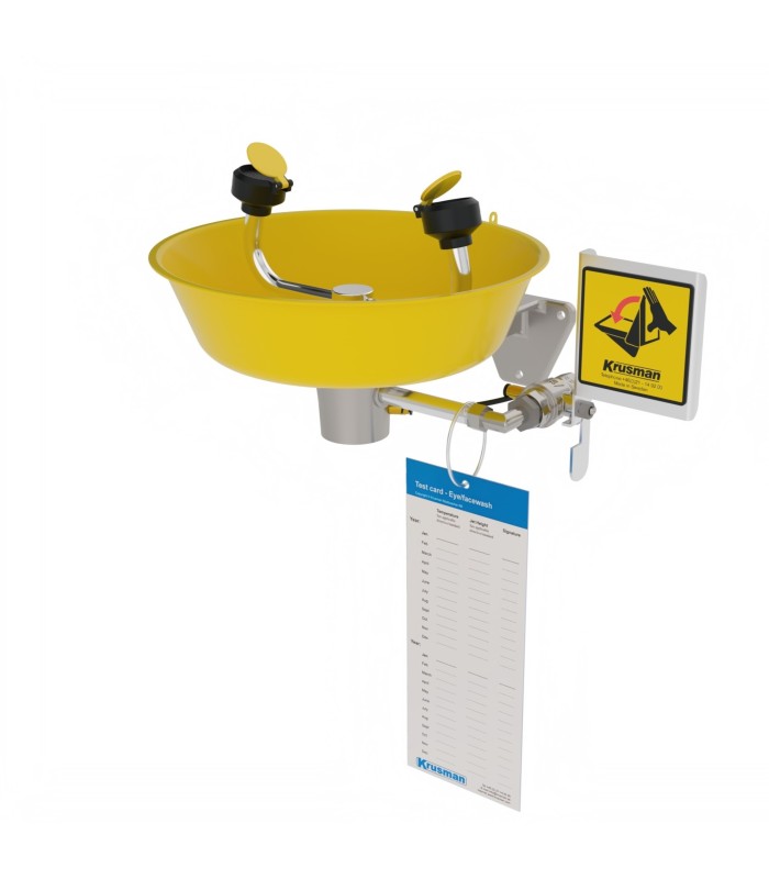 Wall-mounted eye-washer Krusman 3863