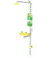Free-standing safety shower with eye-wash station for outdoor use 8010
