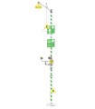 Pedestal safety shower with eye wash station without basin 3872
