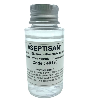 Aseptisant 45 ml pour douche de sécurité portative | MMF.fr