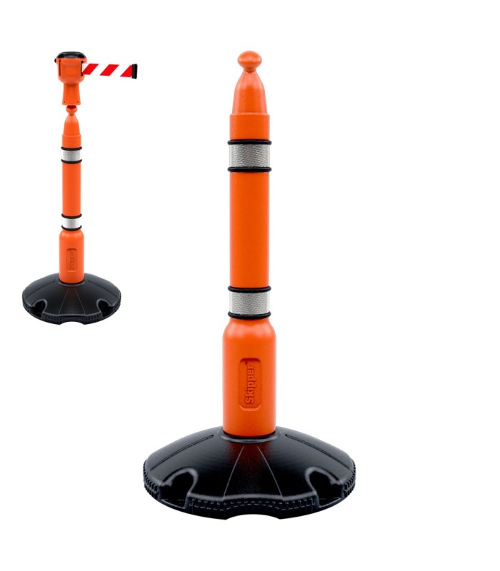 Base lestable avec pied pour ruban de signalisation Skipper  | MMF.fr
