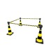 Yellow and black industrial traffic cone 41110 | MMF.fr