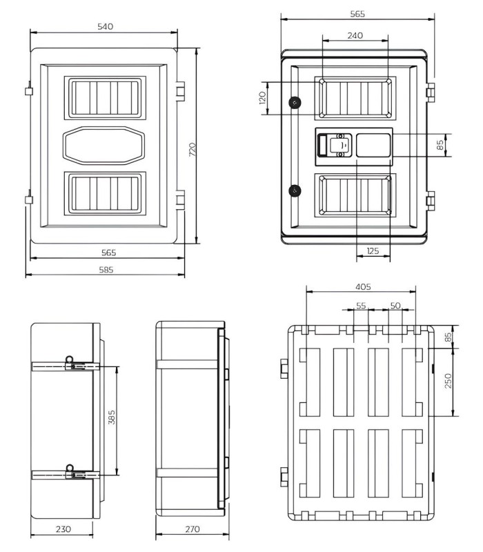 720 mm Aufbewahrungskoffer für Absorptionskit || MMF.fr