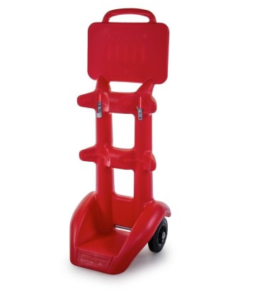 Chariot porte-extincteur pour site industriel