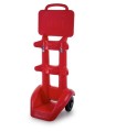 Chariot porte-extincteur pour site industriel