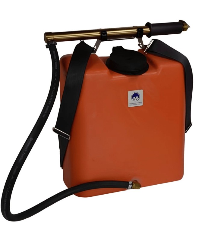 Eimer halbsteife Pumpe 19 Liter mit Handpumpe aus Messing 32935 | [.. MMF.fr