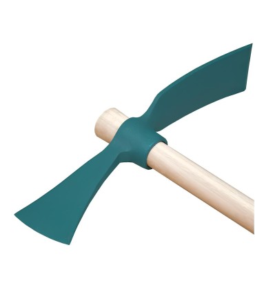 Round-eyed pickaxe with 90 cm wooden handle