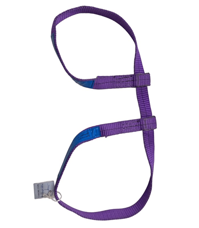 Anti-whiplash strap for fire hose