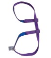 Anti-whiplash strap for fire hose