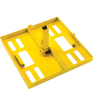 Base lestable pour mât pour tête d'éclairage PELI™ 9600 | MMF.fr